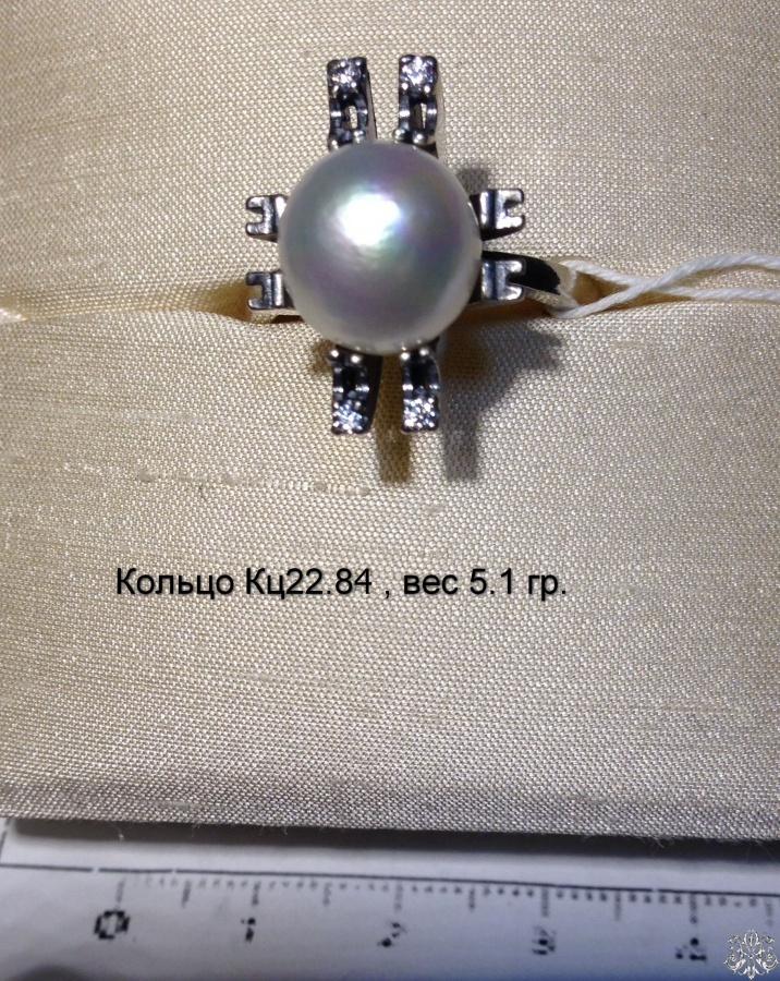 Кольцо Кц 22.84, вес 5.1 гр
