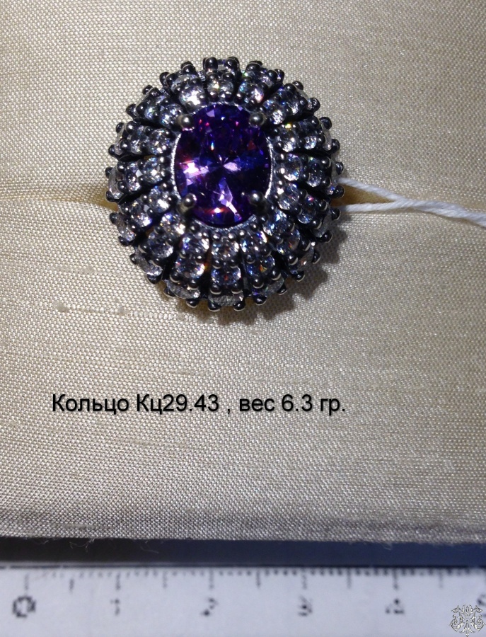 Кольцо Кц 29.43, вес 6.3 гр