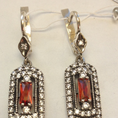 серьги ср27.46 , вес 6.5 гр