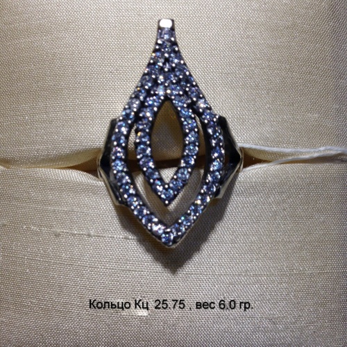 Кольцо Кц 25.75, вес 6.0 гр